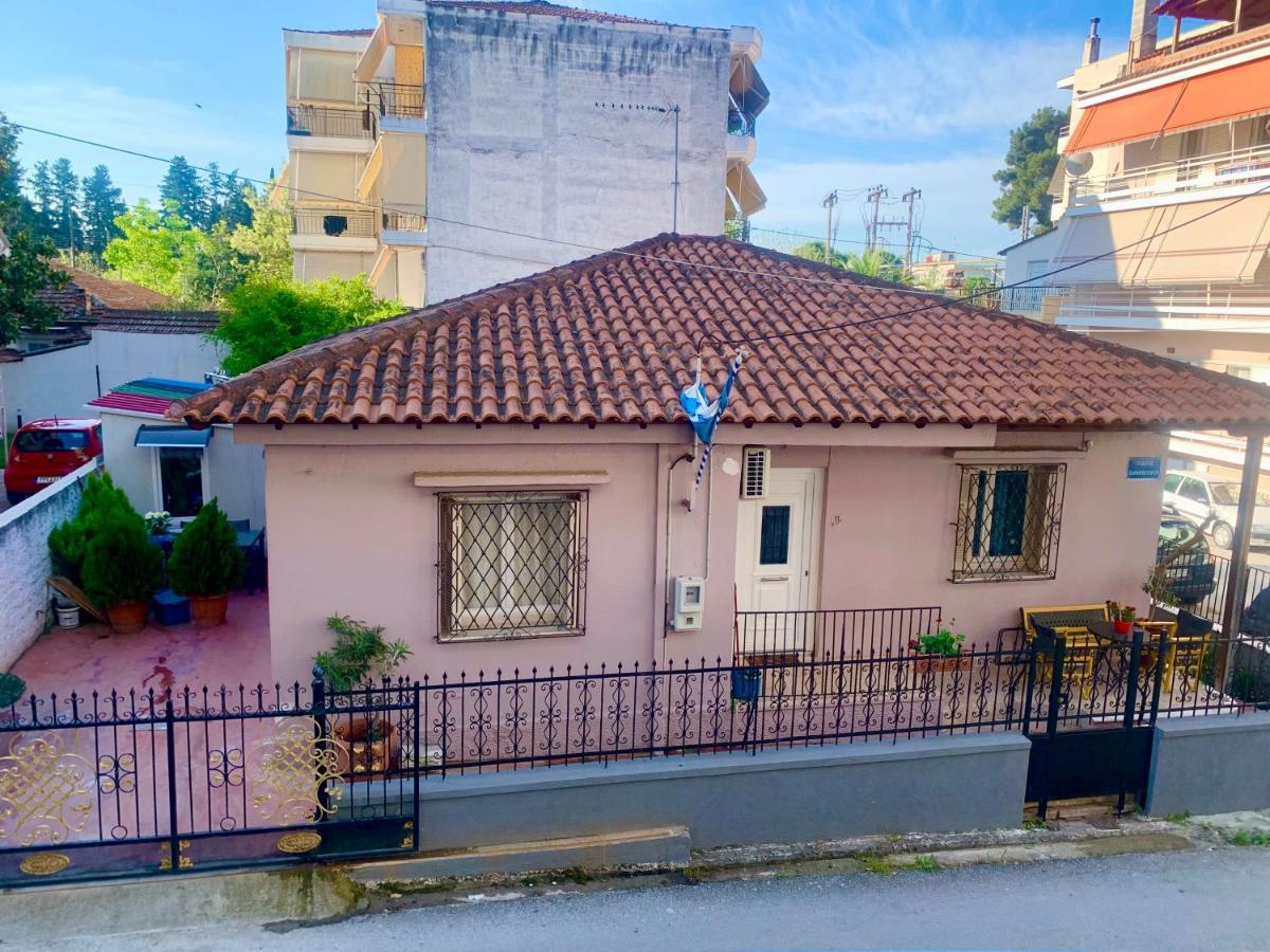 Lovely Place With Veranda Apartman Lárisza Kültér fotó
